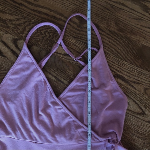 Kimchi Blue mauve pink side tie wrap dress - Picture 10 of 11